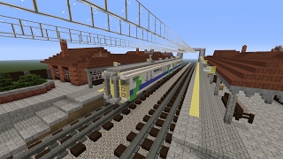 MINECRAFT TRAIN STATION TUTORIAL  part 2 [upl. by Pedrotti]