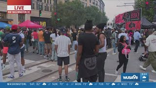 Thousands gather for the H Street Festival in DC [upl. by Orsay804]