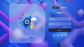 Animated Login Form with HTML CSS and JavaScript [upl. by Watt]