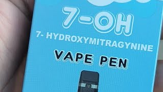 7 hydroxymitragynine vape pen review kratom extract [upl. by Akinek]