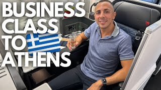 FLYING TO GREECE IN DELTA ONE SUITES  TRAVEL DAY VLOG [upl. by Nagaer]