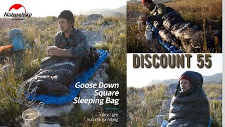 Naturehike CW400 Sleeping Bag Winter Lightweight Goose Down Sleeping Bag Ultralight Waterproof [upl. by Seldan]