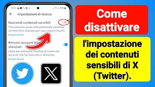 Come disattivare limpostazione dei contenuti sensibili di X Twitter  Solutions Inquiry [upl. by Adlanor]