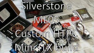 Silverstone ML05 Mini Itx HTPC Build AMD FM2 A8 6500 [upl. by Croteau]