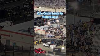 Cole Custer wins at Bristol nascar itsbristolbaby nascarracing nascarxfinityseries [upl. by Airotna]