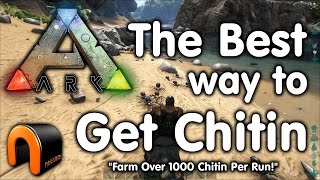 Ark Survival Evolved  How to get Chitin [upl. by Silbahc61]