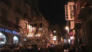 Nuestra Señora de Gracia y Esperanza a su paso por Carretería Lunes Santo 2010 [upl. by Gapin]