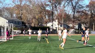 Abby Droner notches a hat trick in the first half by converting the pass from Lauren Tracey [upl. by Onder713]