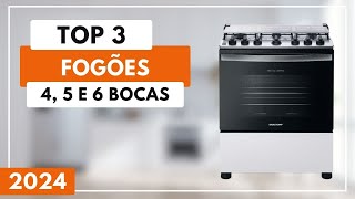 Top 3 Melhores Fogão 4 5 e 6 Bocas Para 2024  Fogão Custo Benefício [upl. by Einnaej291]