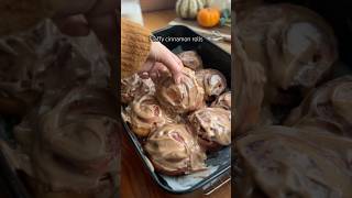 Cinnamon rolls 😍 recipe baking cinnamoroll [upl. by Ingeberg]