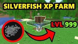 Auto Silverfish XP Farm 121  FASTEST Levels in Minecraft [upl. by Ayerhs]