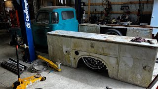 MAJOR PROGRESS Bagged 50 Chevy Dually Build PT 6 [upl. by Osmund72]