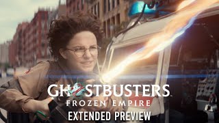 GHOSTBUSTERS FROZEN EMPIRE  Extended Preview [upl. by Ehsiom]