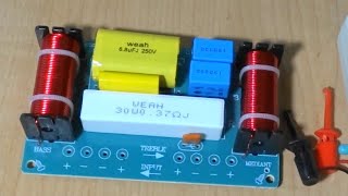 WEAH338 Three Way Speaker Crossover  Response Curves and Layout [upl. by Lytsirhc45]