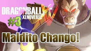 DRAGON BALL XENOVERSE El chango gigante y su giro mortal 3 [upl. by Rives]