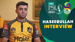 The Cricketing Journey And Aspirations Of Peshawar Zalmis Batting Sensation Haseebullah  HBL PCL 8 [upl. by Ocsirf]