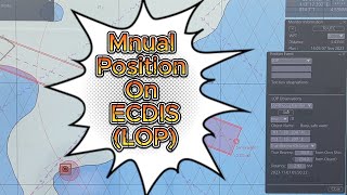 HOW TO FIX MANUAL POSITION LOP ON ECDIS FURUNO FMD 3000 by Piyushan [upl. by Michaeu810]