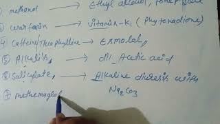 Part 3   ANTIDOTES OF DRUGS  by WEALTH PHARMACY  A FAMILY OF STUDY [upl. by Fax598]