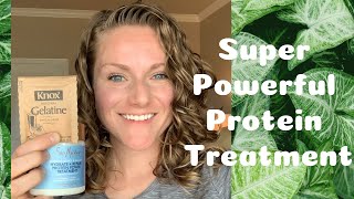 Mega Gelatin Protein Treatment for Wavy Hair [upl. by Aggri]