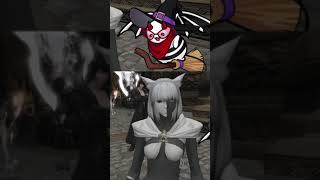 Theater Mask Miqote  ffxiv ff14 cosplay glamour ffxivmemes [upl. by Aisyla]