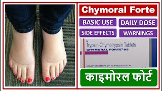 काइमोरल फोर्ट टैबलेट Chymoral Forte Tablet Use Dose Side effect Warning Trypsin amp chymotrypsin [upl. by Ailahs]