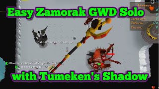 Easy Solo Zamorak GWD Guide with Tumekens Shadow and Freezes [upl. by Stoeber335]