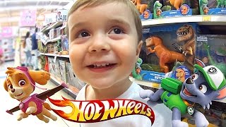 Brinquedos da Patrulha Canina e Hot Wheels na Loja de Brinquedos Toys R Us [upl. by Avehstab353]