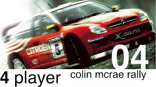 4 Player Colin McRae Rally 04 [upl. by Etireugram]