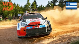 Best of WRC Acropolis Rally Greece 2022  Crashes Action and Pure Sound [upl. by Oeramed]