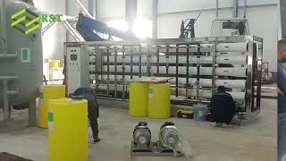 Automatic electrogalvanizing line in Russia plating electroplating manufacturing factory zinc [upl. by Obeded]