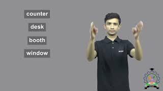 quotCounterquot quotDeskquot quotBoothquot quotWindowquot  Indian Sign Language Tutorial  How to sign [upl. by Snebur41]