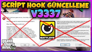 GÜNCELLEME GELDİ  v3337 SCRIPT HOOK KOLAY KURULUM SCRIPT HOOK GUNCELLEME BATTLEYE HATASI [upl. by Ellie]