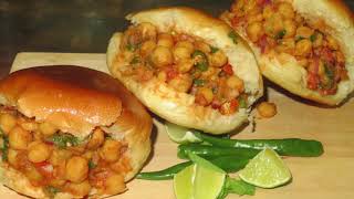 How to make stuffed Chole Kulche At Home [upl. by Yffub529]