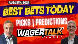 Free Best Bets and Expert Sports Picks  WagerTalk Today  MLB Picks and Predictions  81324 [upl. by Hugibert]