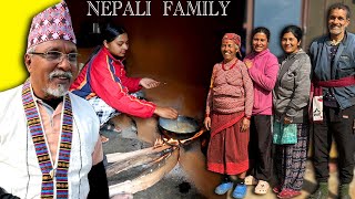 24 hours with Nepalese Family 😍 Dad turns into a Nepali 😜 [upl. by Oetam]