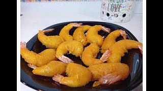 GAMBAS A LA GABARDINA o gambas orly Un aperitivo de escándalo [upl. by Janey]