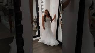 Classic Mermaid Wedding Dress by Morilee plus size in metro Atlanta [upl. by Labotsirhc]