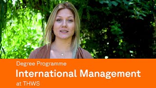 Degree Programme International Management University of Applied Sciences WürzburgSchweinfurt [upl. by Jemena]