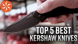 The Top 5 Best Kershaw Knives Available at KnifeCentercom [upl. by Leksehc]