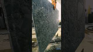 Slab stone work leather with amazing device industry wow amazing stone marble factory crane [upl. by Leahcimsemaj]