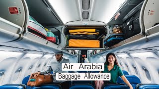 air arabia baggage allowance  air arabia baggage allowance international [upl. by Anilac]