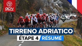 TirrenoAdriatico 2022 Etape 4 Résumé [upl. by Itsud265]