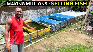 He Started a Backyard Fish Farm in Nigeria [upl. by Ute]