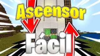 Como Hacer Un Elevador En Minecraft 11640 Bedrock [upl. by Ohs]