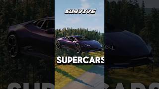 Supercar 20M Drop Test beamngdrive crash beamngcarcrash [upl. by Skell777]