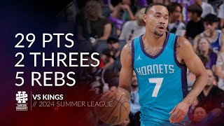 Bryce McGowens 29 pts 2 threes 5 rebs vs Kings 2024 Summer League [upl. by Odlauso]