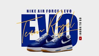 TEAM ROYAL 2024 Nike Air Force 1 EVO OFFICIAL LOOK AND RELEASE INFORMATION [upl. by Immat212]