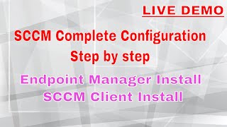 SCCM Post Installation configuration and SCCM Client installation [upl. by Moersch]