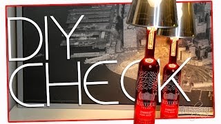 DIY Lampe  Flaschenlampe  CHECK  Wohnprinz [upl. by Hopkins]