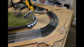 Boone’s Slot Car Garage “Behind the Curtain “ Track Scenery [upl. by Stanton]